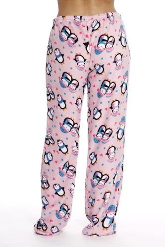 Vista 3 de Just Love Pantalones de pijama de felpa para mujer, pijamas de tallas pequeñas a grandes