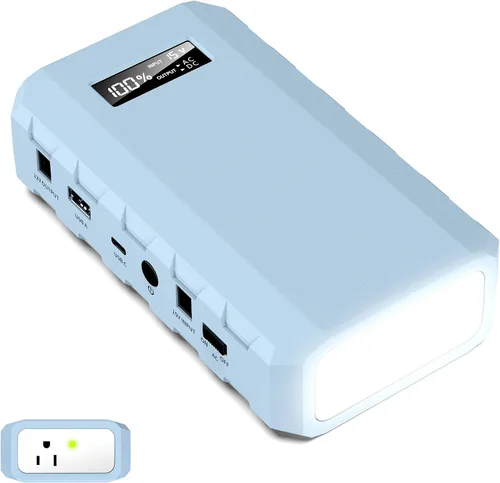 Vista 11 de SinKeu Banco de energía portátil de 24000 mAh con salida de CA, cargador portátil para portátil de 88.8 Wh, estación de energía portátil
