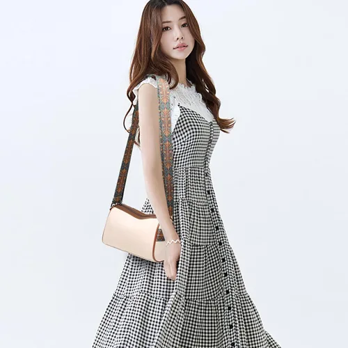 Vista 3 de FETNHU The Dawnegy Boston Fashion - Bolso cruzado de cuero, bolso Dawnegy, bolsa de almohada Boston, bolsa de mensajero de moda para mujer, Blanco