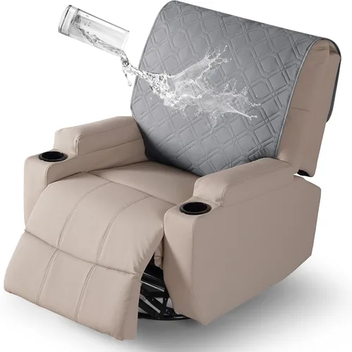 Vista 12 de VANSOFY Fundas para sillas reclinables, 100% impermeables, funda para respaldo reclinable, funda antideslizante para silla de perro, protector