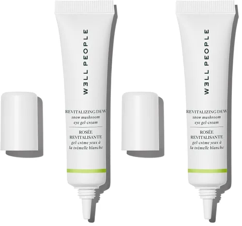 Vista 7 de Well People Crema revitalizante de ojos de hongos y rocío de rocío, crema de ojos a base de gel para hidratar los ojos, se dirige a líneas finas