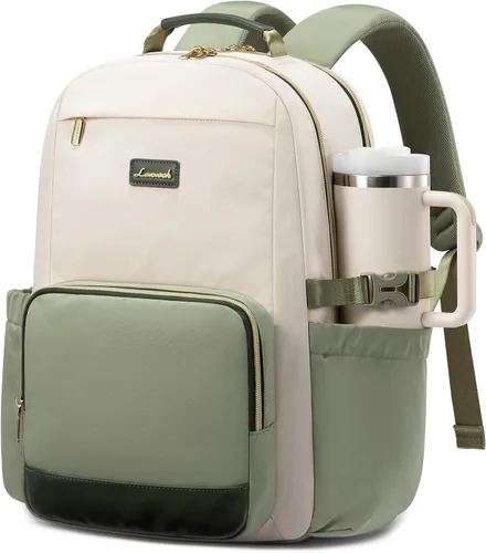 Vista 46 de LOVEVOOK Mochila para laptop para mujer, 15,6 pulg.