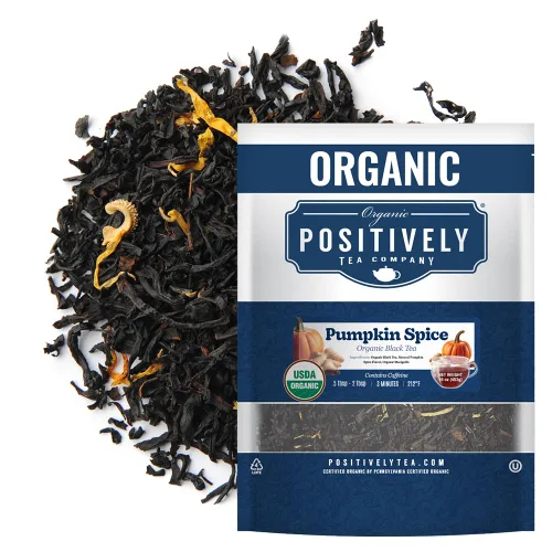 Vista 8 de Bolsas de hojas sueltas para té. Orgánicas por USDA. Positively Tea LLC.