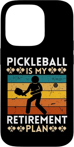 Vista 17 de Pickleball Is My Retirement Plan Case for iPhone 16