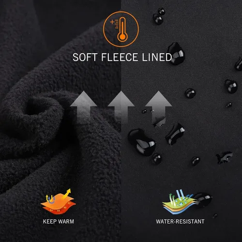 Vista 3 de BALEAF Women's Cycling Jacket Windproof Thermal Winter Running Cold Weather Gear Waterproof Softshell Warm