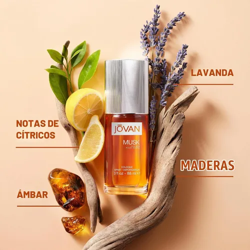 Vista 2 de Jovan Musk por Jovan para hombres Colonia en espray - Botella de 3 onzas