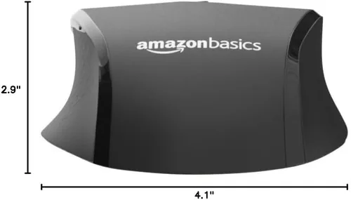 Vista 7 de Amazon Basics Ratón inalámbrico para computadora, ergonómico, óptico de 2,4 GHz, DPI ajustable, compatible con PC, Mac, portátil, negro