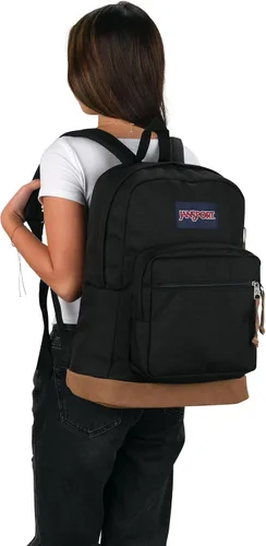 Vista 6 de JanSport Mochila Right Pack - Mochila duradera con bolsillo acolchado para laptop de 15 pulgadas, Negro, Tamaño único
