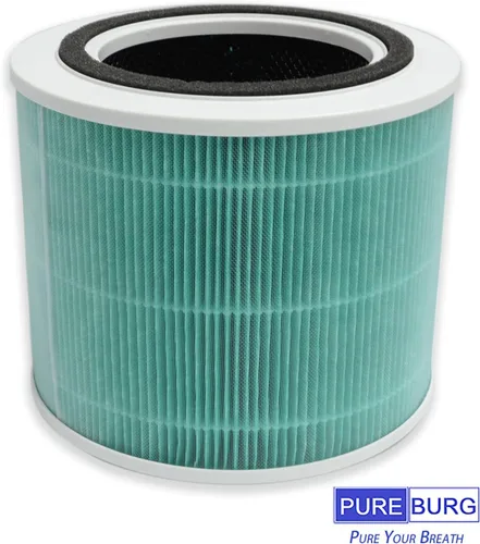 Vista 4 de PUREBURG Filtros de repuesto compatibles con TOPPIN Comfy Air Bridge 2 TPAP003 purificador de aire, 2 unidades H13 HEPA de carbón activado