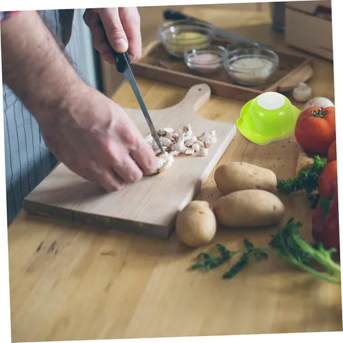 Vista 2 de BESTOYARD 9 piezas de protector de manos de verduras para cortar alimentos, mandolina, protector de dedos para cortar Mandalin, cortador