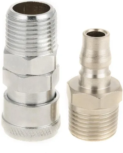 Vista 9 de 8PCS 1/2" manguera neumática compresor de aire acoplador rápido enchufe enchufe enchufe conjunto herramienta neumática ampliamente utilizada