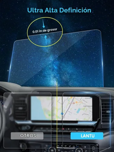 Vista 4 de 2PCS 2022-2025 2026 Silverado Sierra Nano Screen Protector for 2024 2025 2026 Silverado 1500 Sierra 1500 2500HD 3500HD Accessories 13.4 Inch 2