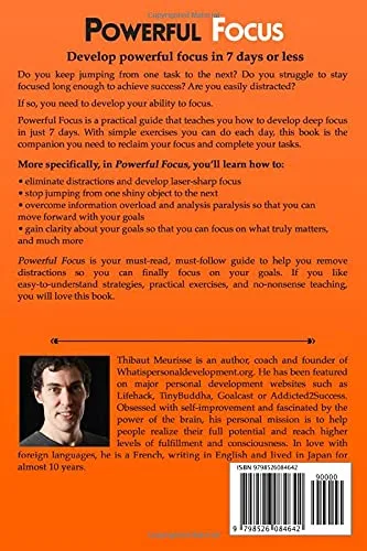 Vista 2 de Powerful Focus A 7-Day Plan to Develop Mental Clarity and Build Strong Focus (Productivity Series)