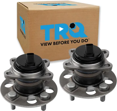 Vista 132 de Conjunto de rodamiento de rueda delantera de 2 piezas y buje TRQ Compatible con Pontiac Solstice 2006-2009 Saturn Sky 2007-2010