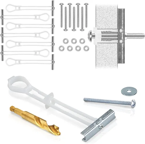 Vista 9 de CondoMounts MSK9002 Kit de montaje de TV de pared con azulejos Granito Mármol Sin pared de perno Barra de agarre Montaje de accesorios