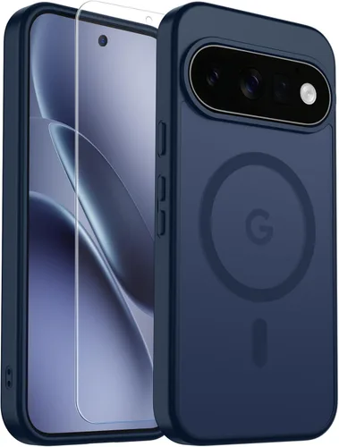Vista 48 de SUPFINE Funda magnética para Google Pixel 10 Pro XL con protector de pantalla (imanes integrados) (protección contra caídas de grado militar)