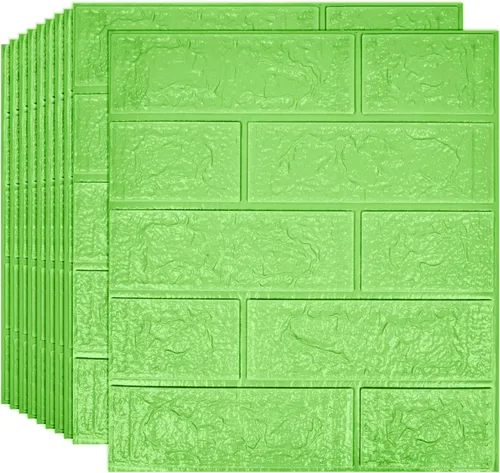 Vista 16 de 10 paneles de pared 3D negros, cobertura de 14.5 pies cuadrados, adhesivo imprimible con paneles de pared de espuma de polietileno autoadhesivos