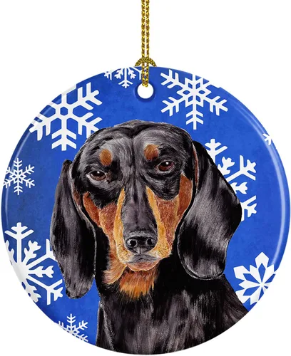 Vista 27 de Caroline's Treasures Cavalier Spaniel - Adorno de cerámica para colgar en el árbol de Navidad, para el hogar, Navidad, fiestas, regalo, 3 pulgadas