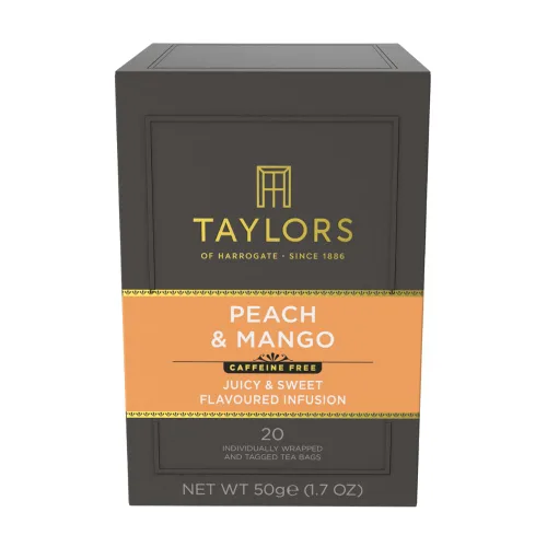 Vista 19 de Taylors of Harrogate Té de hierbas orgánicas de manzanilla, bolsas envueltas individualmente, 20 unidades (paquete de 1), suave, sedoso y suave, sin