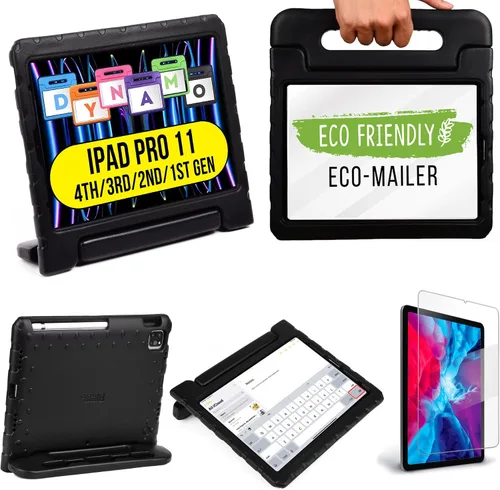 Vista 11 de Cooper Dynamo - Funda oficial para iPad Pro de 11 pulgadas para niños de 4ª/3ª/2ª/1ª/1ª generación 2022/2021/2020/2018 Espuma resistente, mango