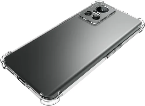 Vista 5 de USTIYA Funda para Realme GT Neo 3 Clear TPU Cuatro Esquinas Funda Protectora Transparente Suave Funda