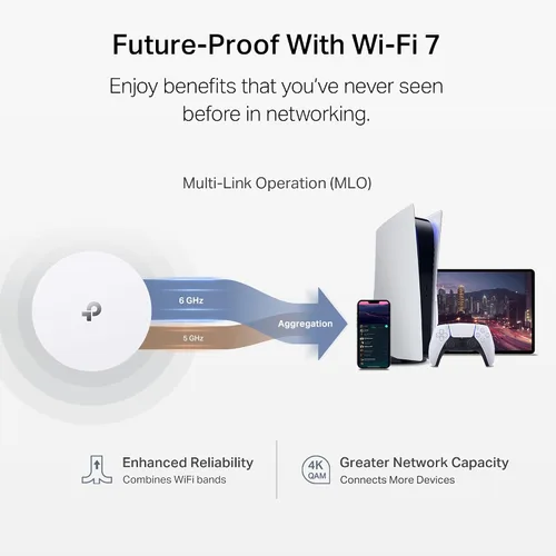 Vista 10 de TP-Link Deco 7 Outdoor BE65 BE11000 Tri-Band Wi-Fi 7 Mesh Extensor Complemento