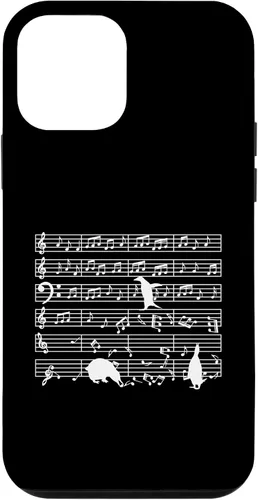 Vista 16 de iPhone 16 Notas musicales con pingüino en partitura musical - Estuche para profesor de música
