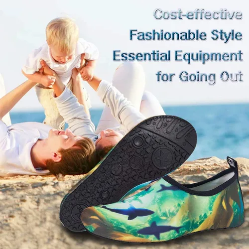 Vista 6 de YALOX - Zapatos acuáticos, de secado rápido, sensación de pies descalzos, para mujer y hombre calcetines acuáticos para exterior, playa, natación