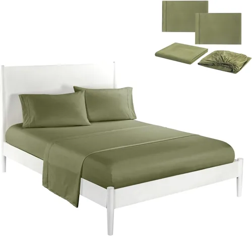 Vista 8 de Sábanas, sábanas autolimpiantes, sábanas de autolimpieza, con infusión de plata, sábanas de cama, transpirables, refrescantes y cómodas