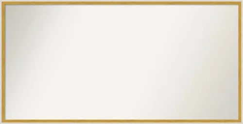 Vista 254 de Amanti Art Espejo de baño blanco para sobre el fregadero, 22 x 45 pulgadas, espejo de tocador rectangular blanco Lucie, marco de madera moderno