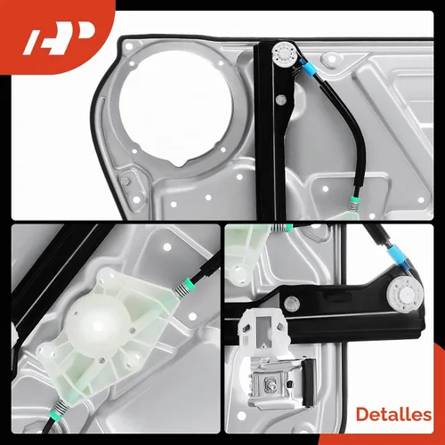 Vista 7 de A-Premium Regulador de Elevalunas sin Motor Compatible con Volkswagen Beetle 1998-2010 Hatchback Lado del Pasajero Delantero