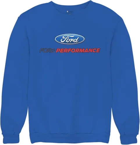 Vista 11 de Tee Hunt Ford Performance Sudadera con cuello redondo Ford Mustang GT ST Racing Negro