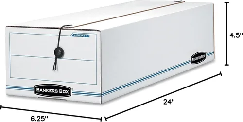 Vista 9 de Bankers Box Paquete de 12 cajas de verificación de cuerdas y botones