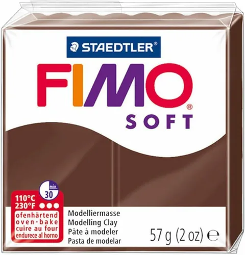 Vista 6 de FIMO Arcilla de modelado de horno de polímero suave, 2.01 oz, juego de 6 colores, tonos neutros cálidos