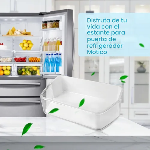 Vista 7 de DA97-12650A - Cesta de estante para puerta de refrigerador, lado derecho, compatible con Samsung RF260, RF261, RF263, estantes de refrigerador