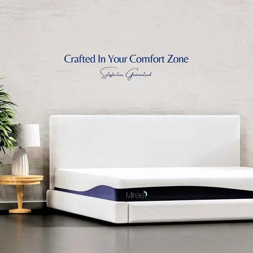 Vista 2 de Miree Colchón individual de espuma viscoelástica de 10 pulgadas, certificado CertiPUR-US, cama en una caja