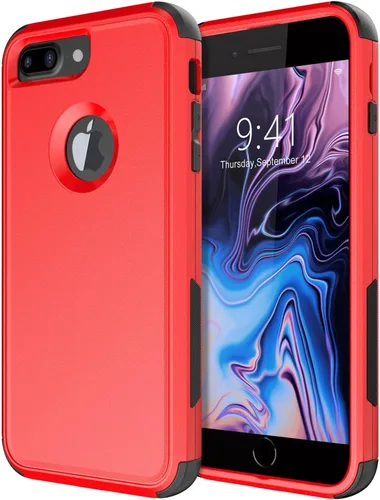 Vista 9 de Diverbox Funda [A prueba de golpes] [A prueba de caídas] [A prueba de polvo], Cubierta de protección resistente para teléfono para Apple iPhone 8