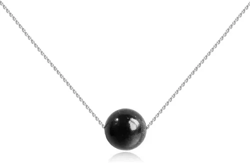 Vista 8 de Collar con colgante de cristal de plata de ley 925, collar de cristal curativo ajustable para mujer