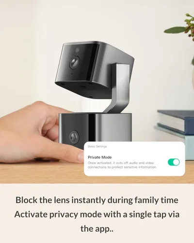 Vista 9 de Cámara de seguridad de doble lente para interiores 5G/2.4G WiFi, cámara para mascotas 2K+2K con inclinación panorámica para el hogar, monitor