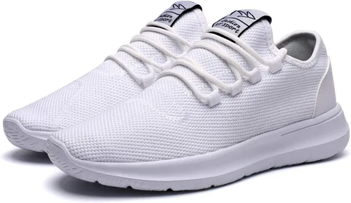 Vista 3 de KEEZMZ - Zapatos deportivos modernos y transpirables para hombres, zapatos ligeros para correr de malla, con una suela suave, estilo casual