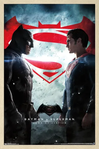 Vista 14 de Trends International DC Comics Movie - Batman v Superman - Póster de pared de una hoja, 14.725 x 22.375 pulgadas, versión enmarcada de madera