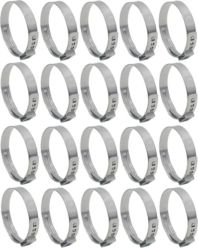 Vista 10 de OCS Parts Oetiker - Abrazaderas de oreja serie 167, acero inoxidable 304, tamaño de 1.500 in, paquete de 10, tamaño de la banda 0.276 x 0.024 in