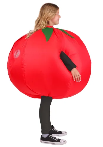 Vista 4 de Disfraz Inflable de Tomate para Niños Multicolor