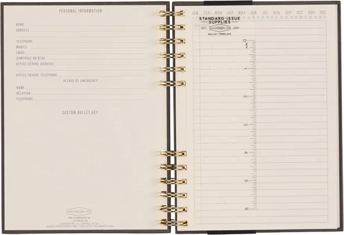 Vista 6 de DesignWorks Ink Cuaderno de edición estándar No. 12 – 6" x 8.25" pulgadas, planificador diario sin fecha y diario de escritura, 192 páginas rayadas