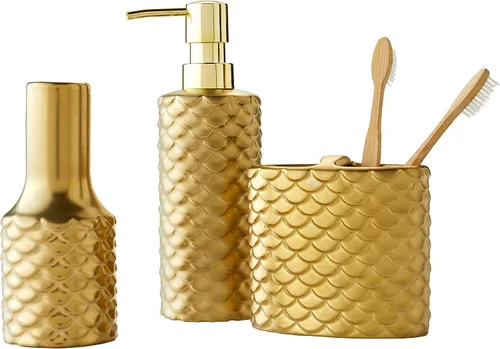 Vista 3 de SKL Home Dispensador de jabón Koi Vern Yip Gold