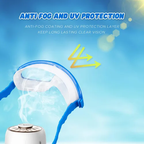 Vista 3 de KAILIMENG Gafas de natación para niños, paquete de 2 gafas de natación para edades de 3 a 15 años, antivaho y anti-rayos UV Cear de visión amplia