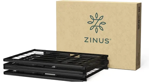 Vista 9 de Zinus SmartBase - Base para colchón de montaje sin herramientas, marco de cama de plataforma de metal de 14 pulgadas, no necesita somier, marco