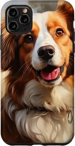Vista 13 de iPhone 16 Kooikerhondje Portrait Colour Artwork Case