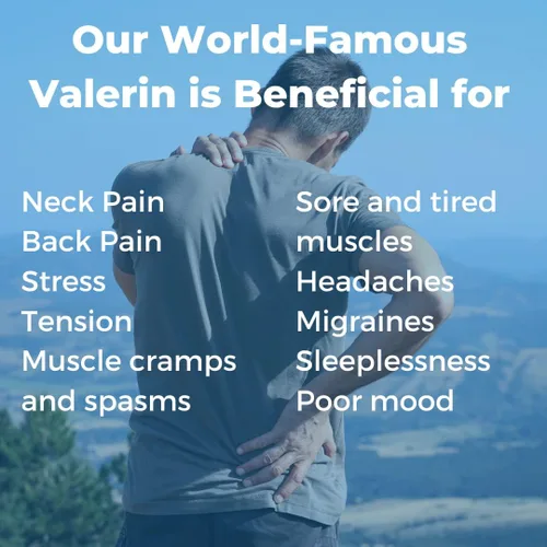 Vista 6 de Relajante natural de valeriana para alivio de tensión, alivio del estrés, calambres en las piernas y otros calambres musculares, magnesio, flor