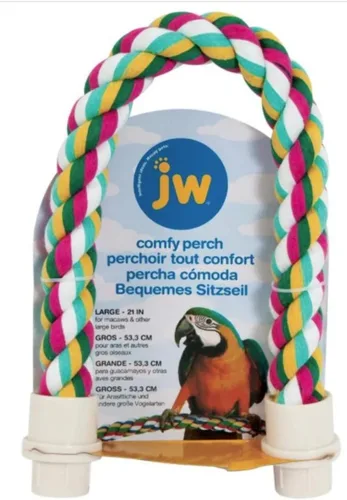Vista 7 de Percha para pájaros de Booda, 21", Multicolor